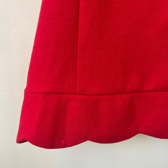 Talbots Red Ponte Short Sleeve Top - Picture 5 of 11